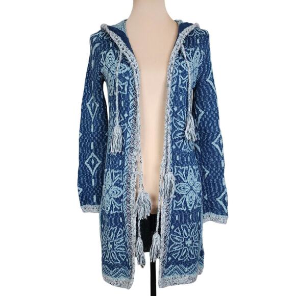 Free People Kai Pom Tapestry Cardigan Sweater - Picture 2 of 4